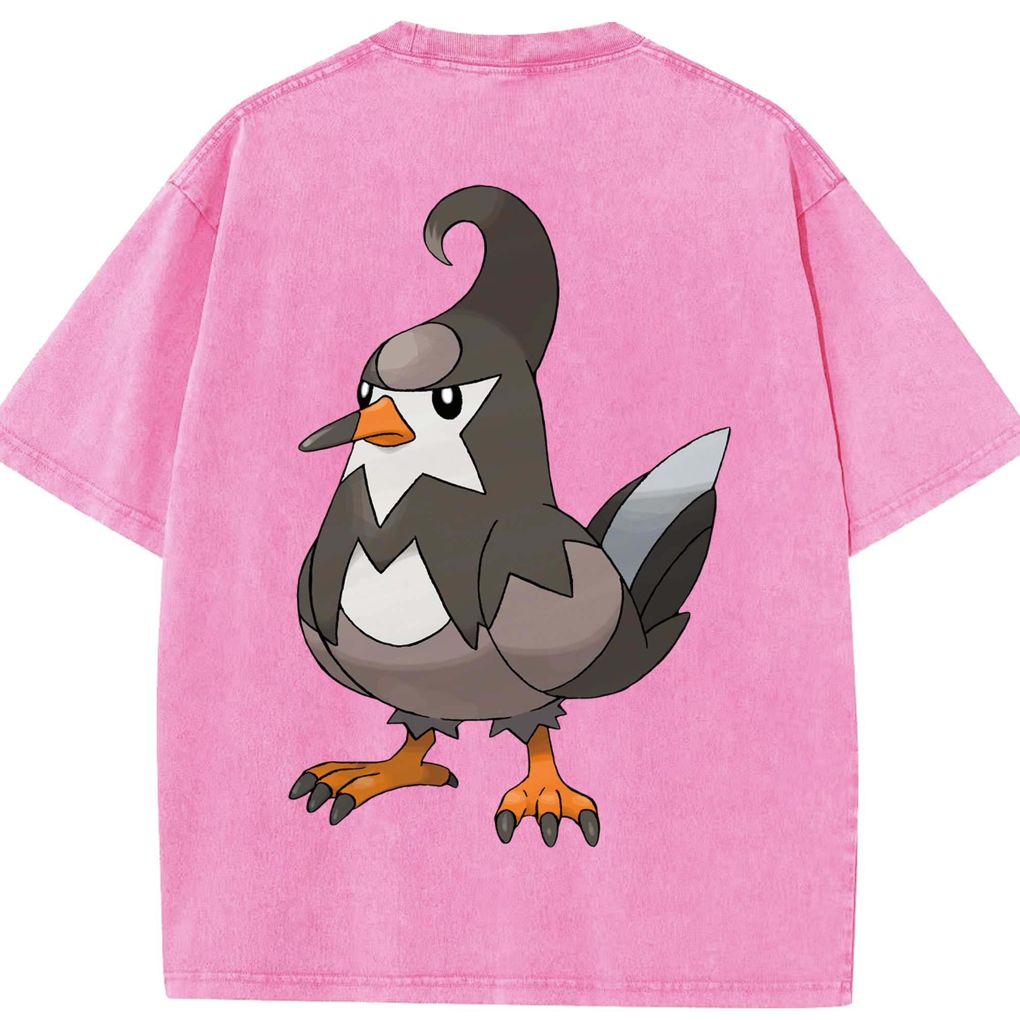 （画像用） ポケットモンスター Pokémon 綿100% ヴィンテージ風 半袖Tシャツ（背面プリント）